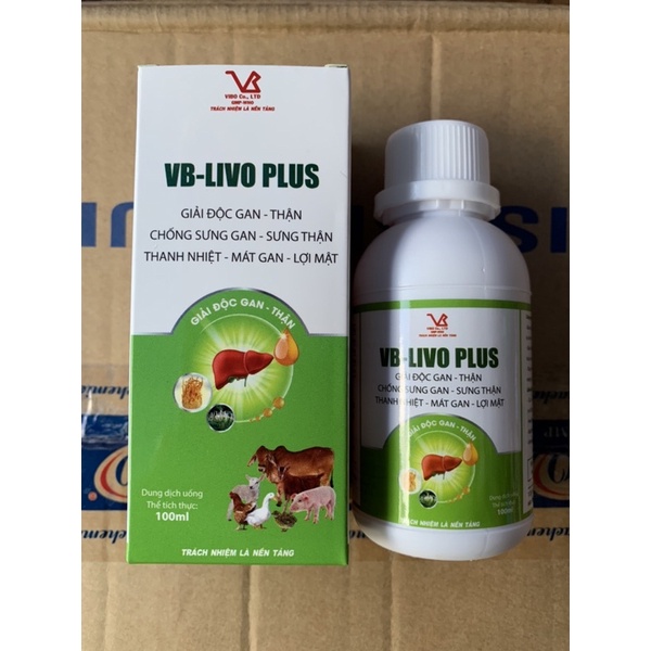 Giải độc gan VB Livo Plus cho thú cưng