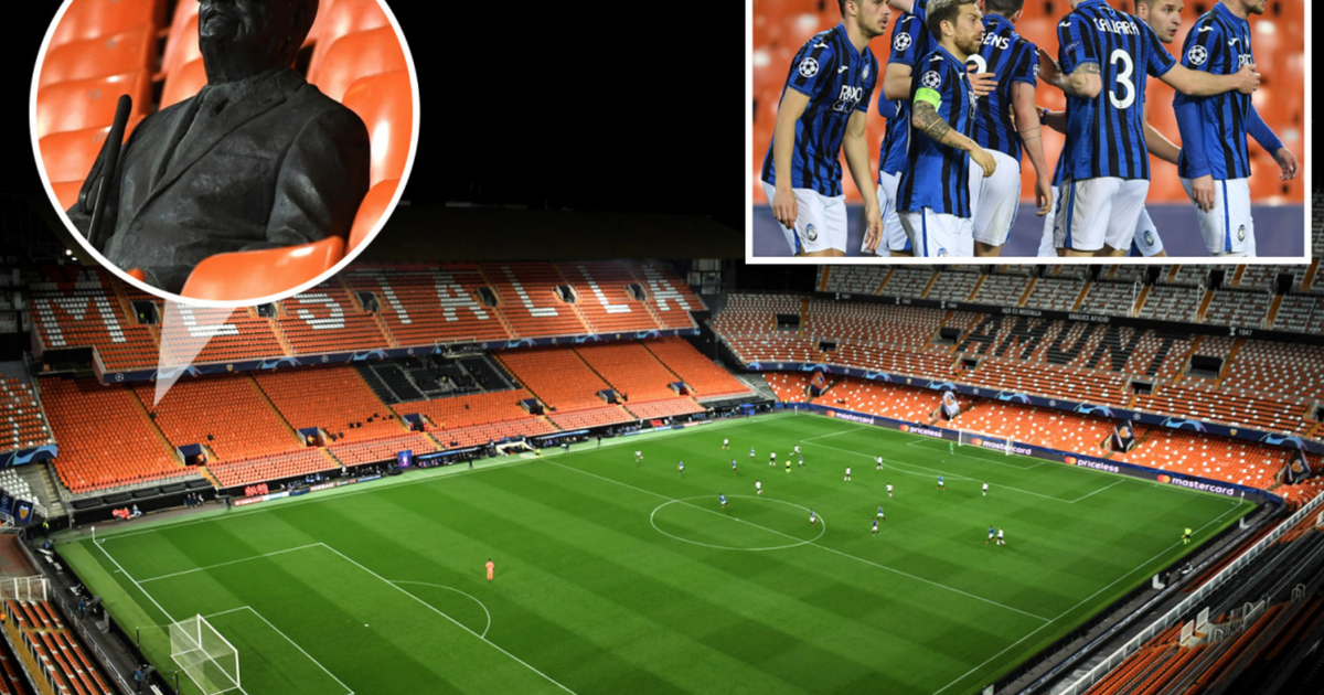 Người hâm mộ đặc biệt duy nhất xem Valencia đấu với Atalanta ở Champions League