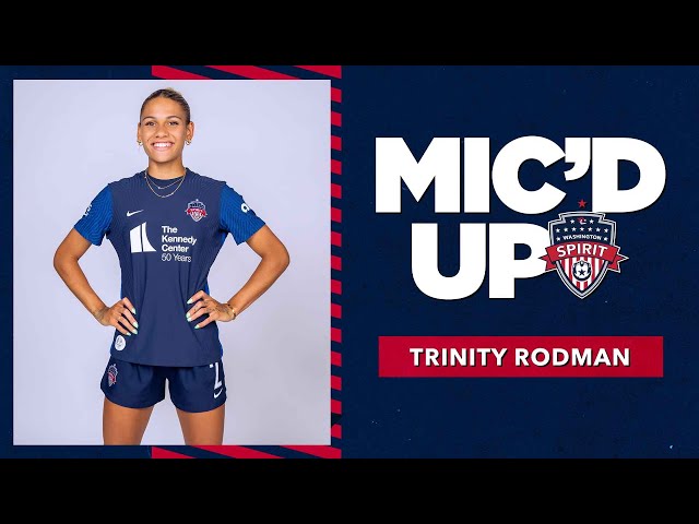 Trinity Rodman Mic'd Up at a Washington Spirit practice | 2022 Season