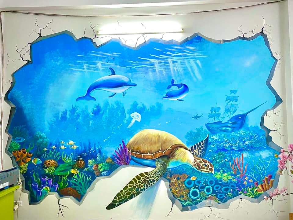 mẫu tranh phong cảnh biển