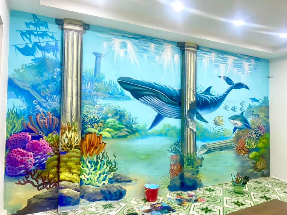 bức tranh phong cảnh biển
