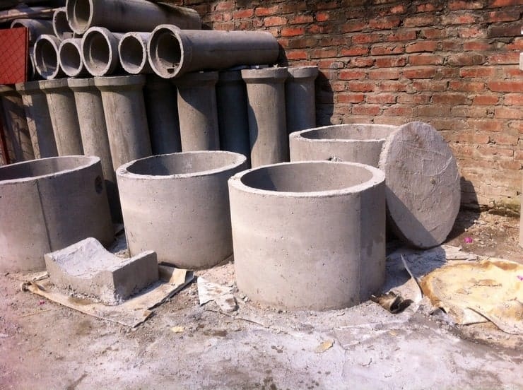 Ống bê tông làm bể phốt